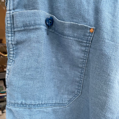 Linen Short Blue