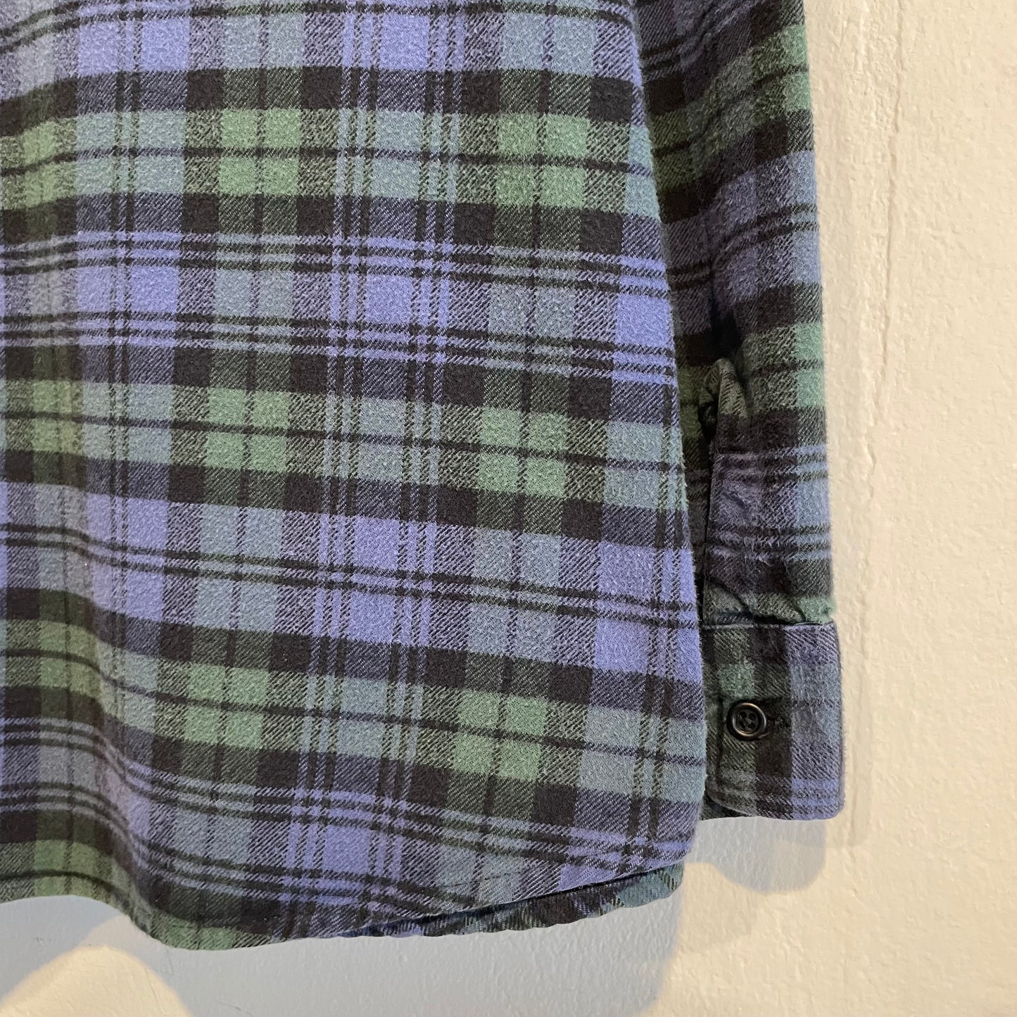 Flannel Check Shirt Green/Blue