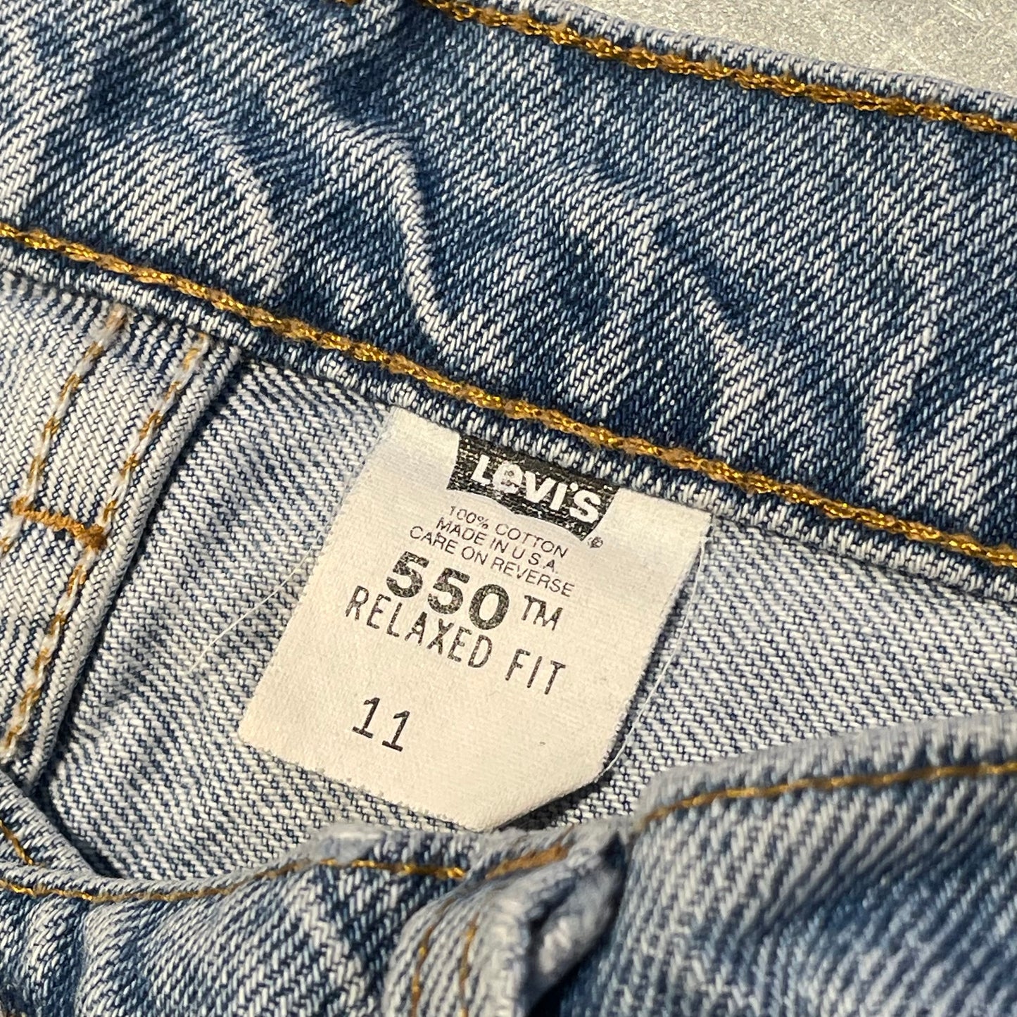Cutoff Denim Shorts Blue
