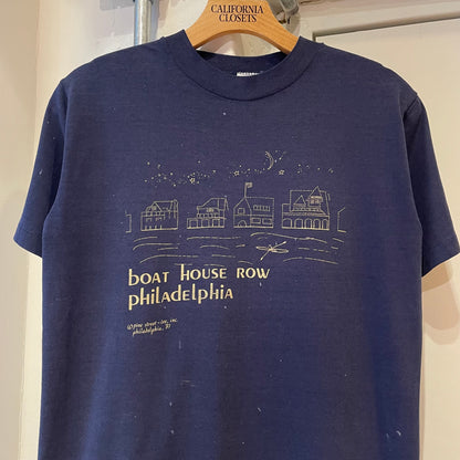 Boat House Row T-Shirt Navy