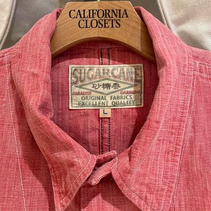 Sugar Cane Fiber Chore Jacket Faded Pink