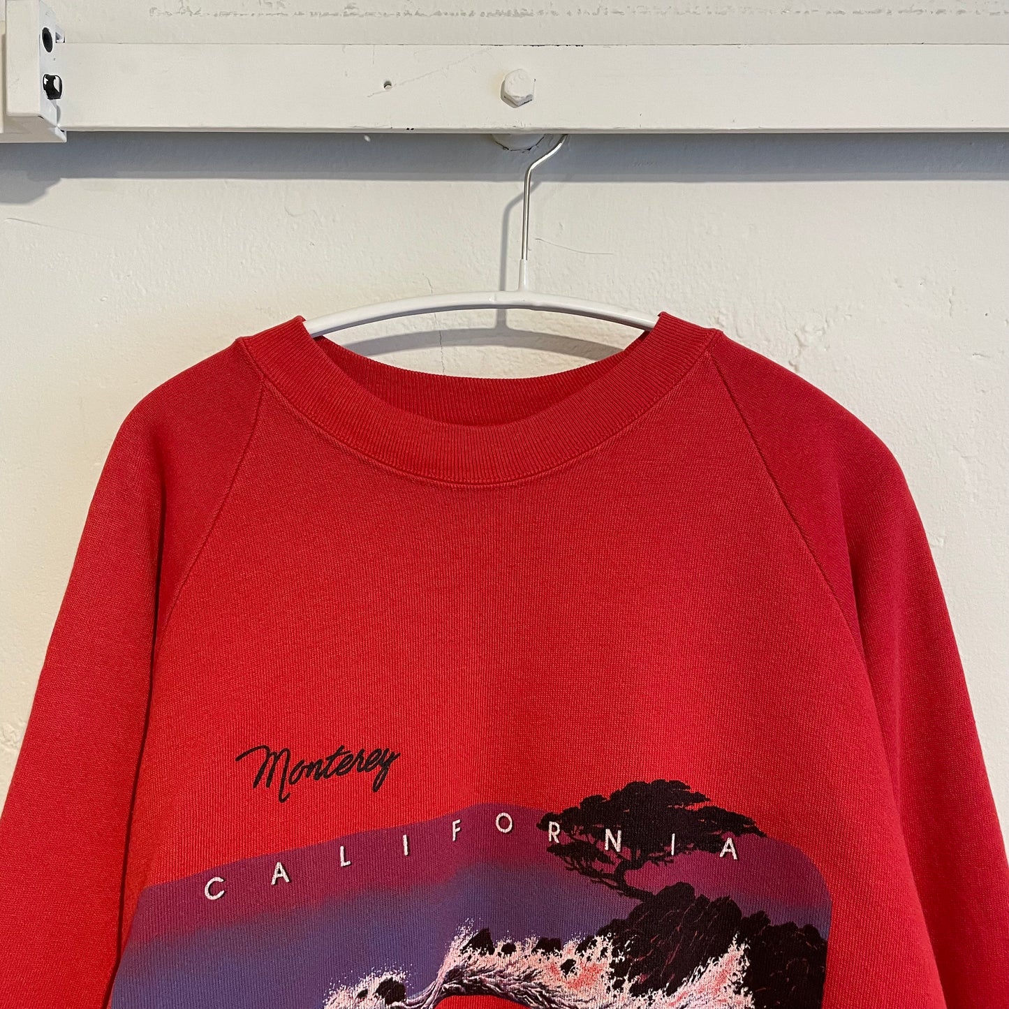 California Printed Sweatshirt Red