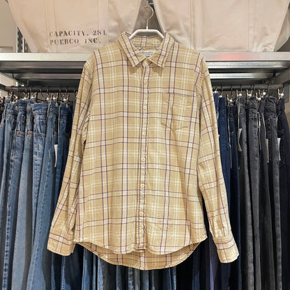 The Golden State Plaid Shirt Beige Checked