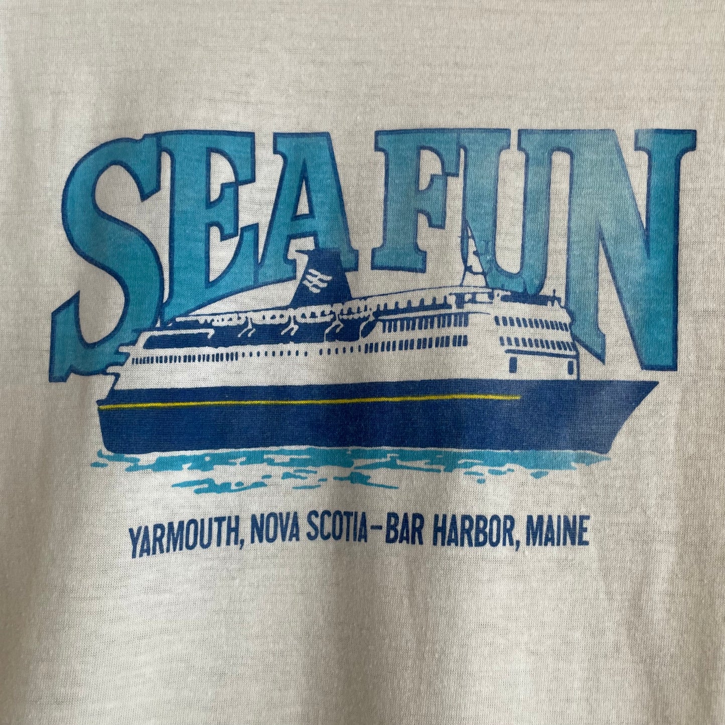 Sea Fun T-shirt White Cotton