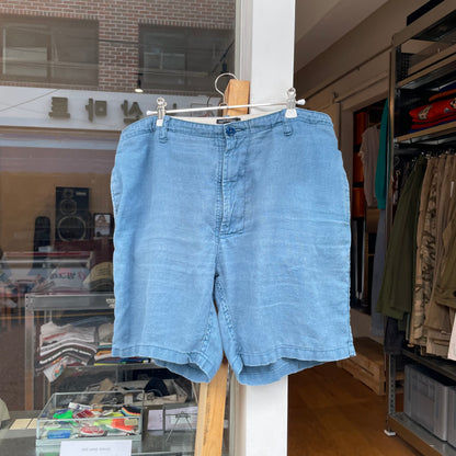 Linen Short Blue