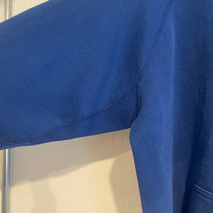 Raglan Blank Hoodie Blue