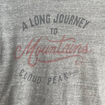 Heather Gray Mountain Graphic T-shirt
