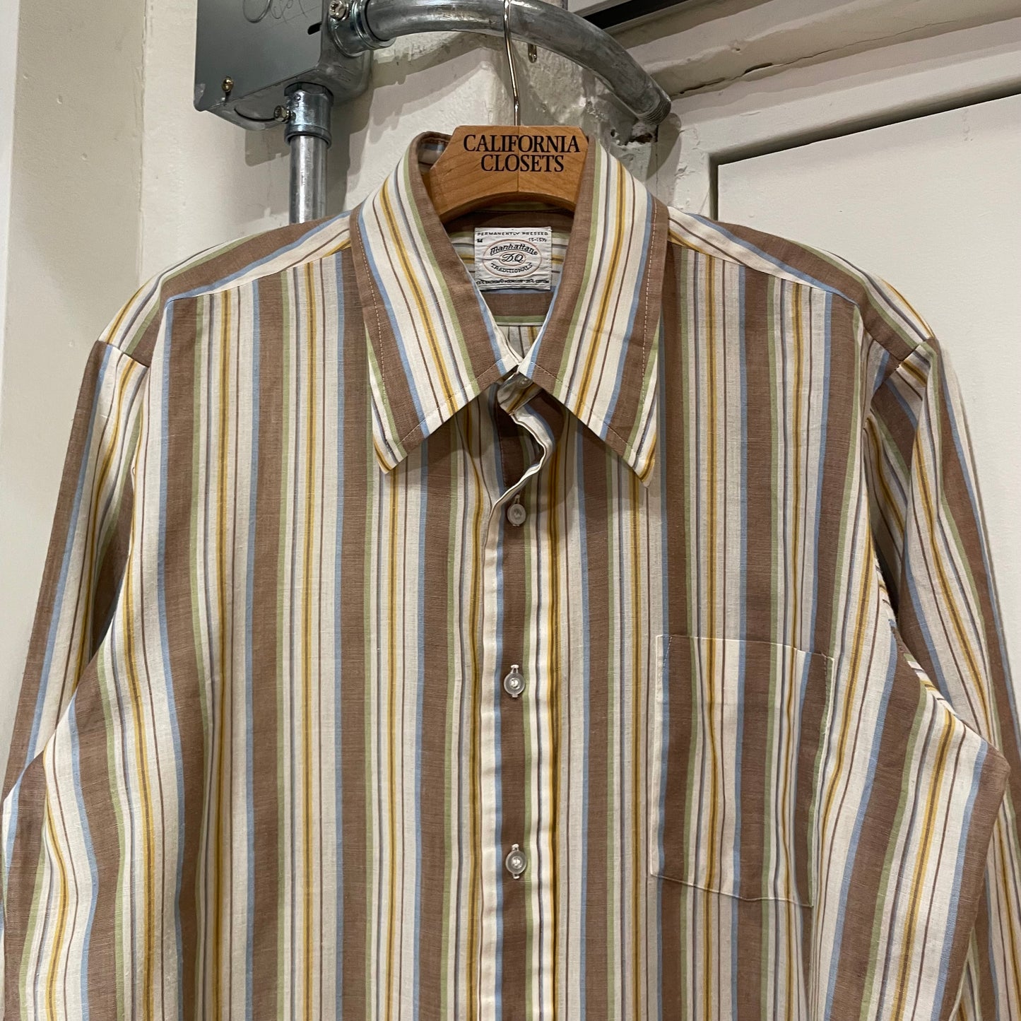 Stripe Shirt Brown