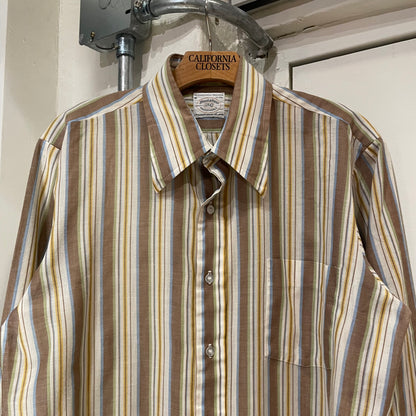 Stripe Shirt Brown