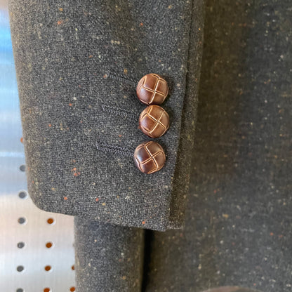 Wool Cashmere Blazer Gray