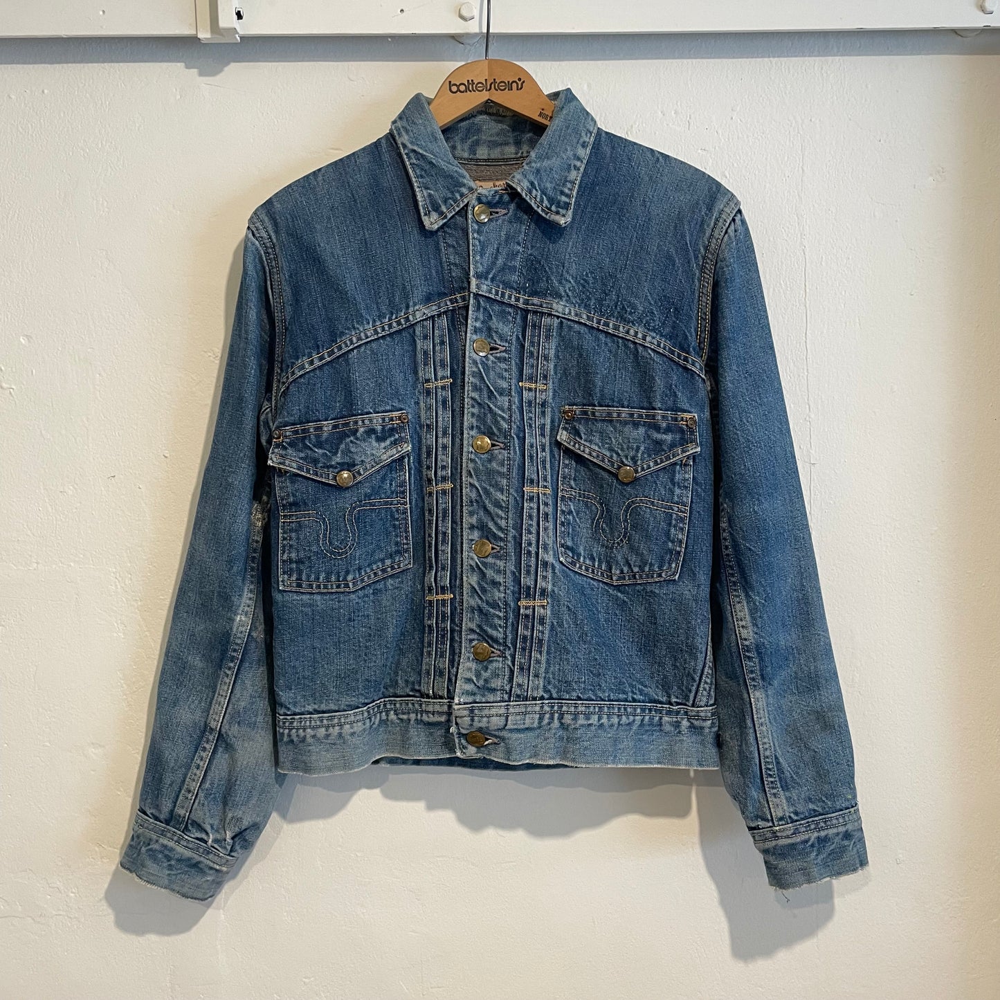 50s Rare Denim Jacket Blanket Lined