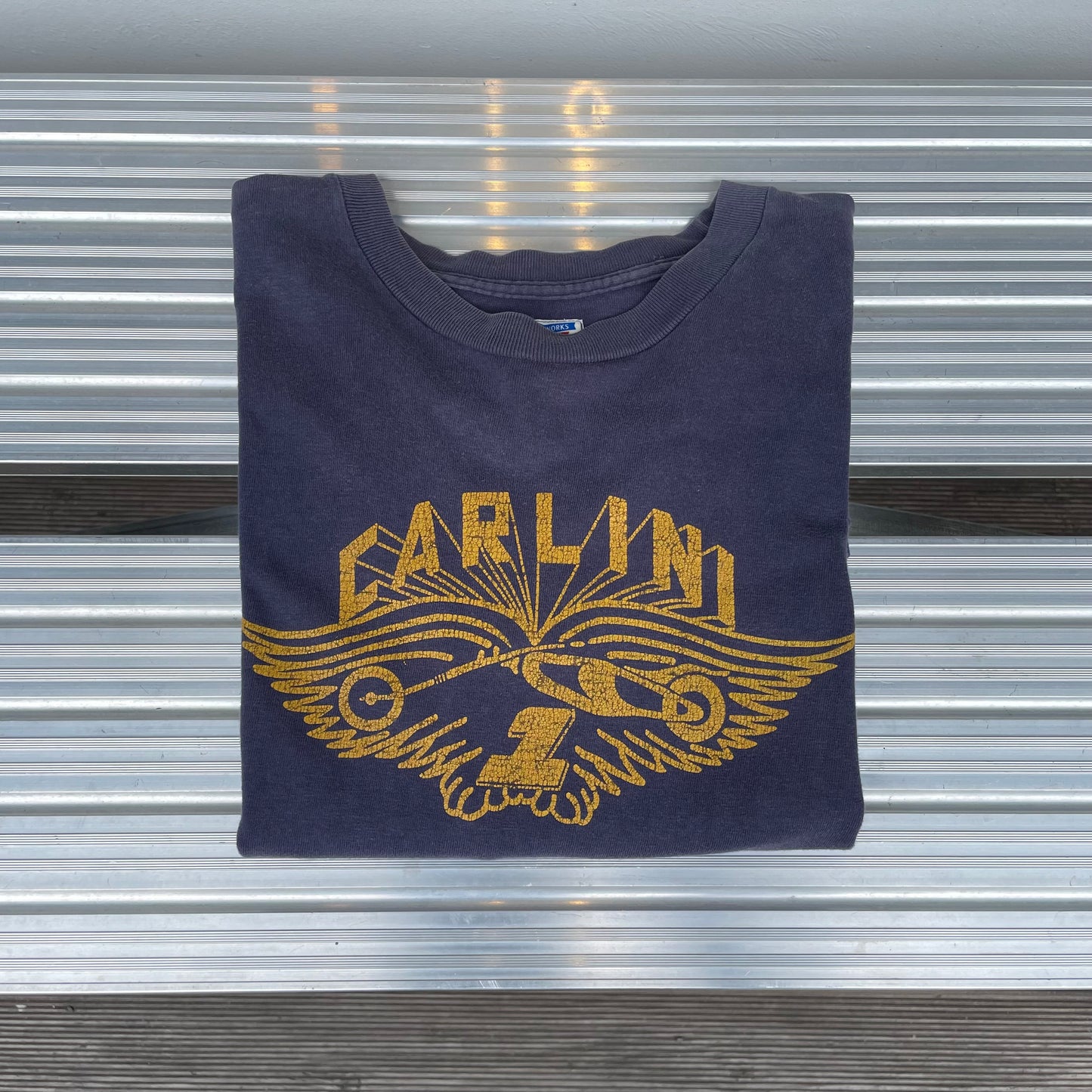 Graphic T-Shirt Long Sleeve Navy