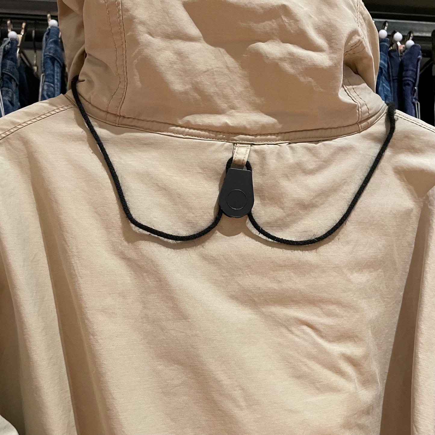 Beige Fleece Lined Parka