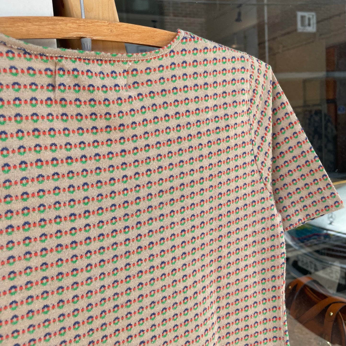 Pattern T-Shirt Beige