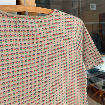 Pattern T-Shirt Beige