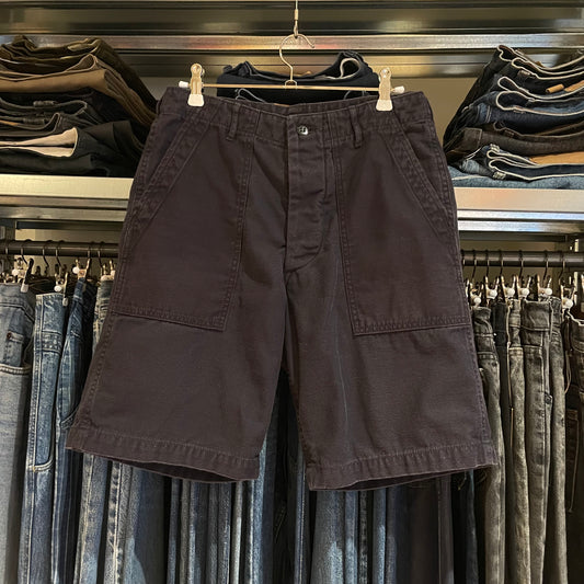 Fatigue Shorts Navy Washed Side Adjuster