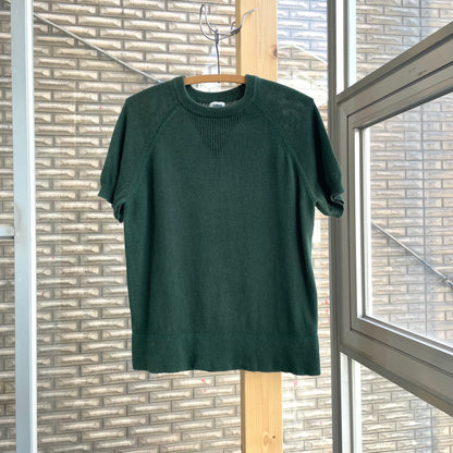 Short Sleeve Knit Green