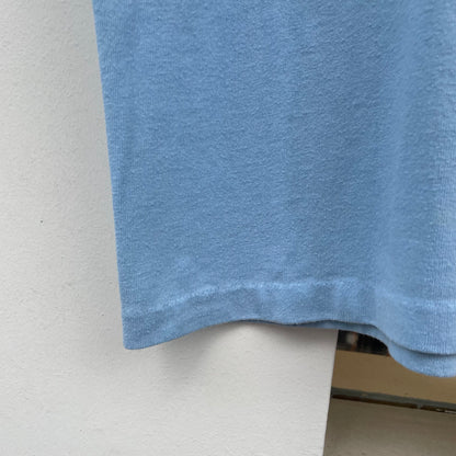 Texas Retro Eagle Sunset State Souvenir Tee Blue
