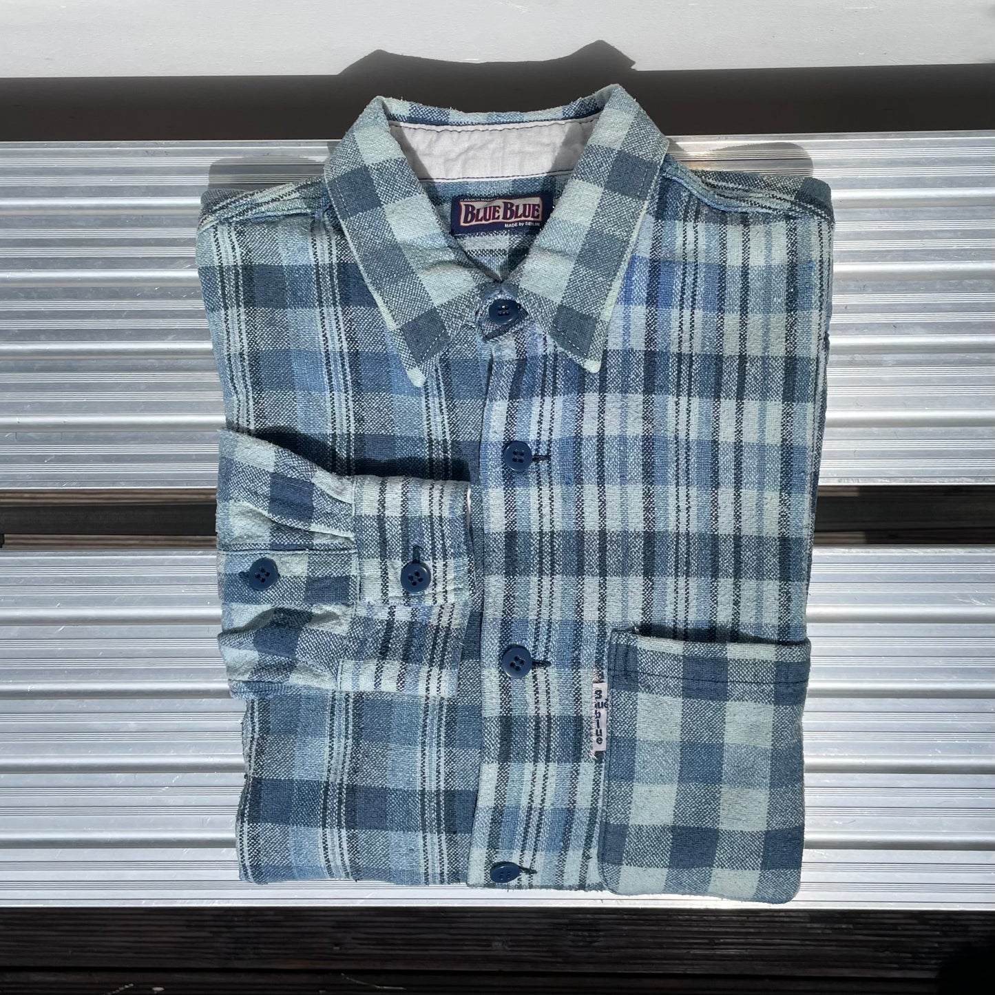Check Coverall Blue