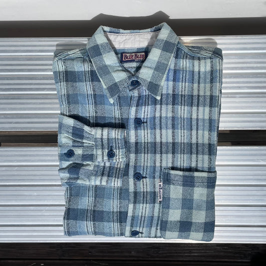 Check Coverall Blue