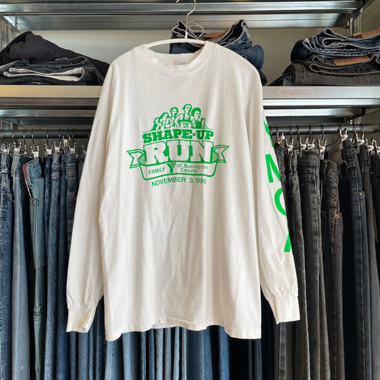 Shape - Up Run Long Sleeve T-Shirt White