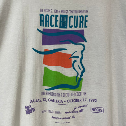 Race For The Cure Long Sleeve T-Shirt White