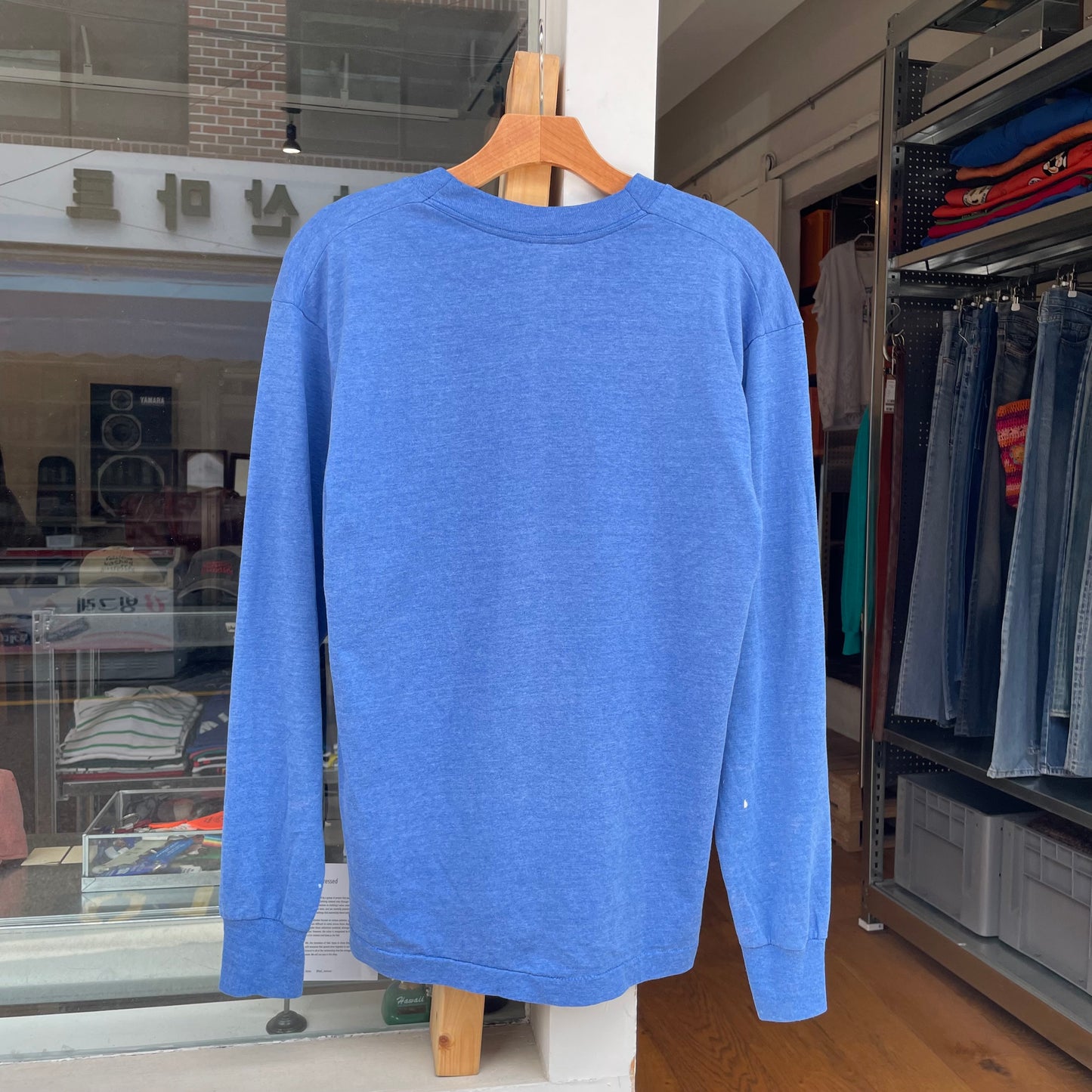 Mercer Island Marathon L/S T-Shirt Blue