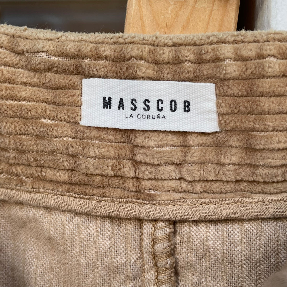 Corduroy Skirt A-Line Camel