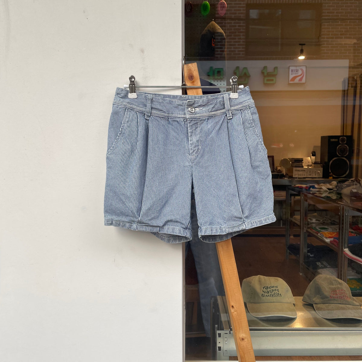 Stripe Shorts Blue