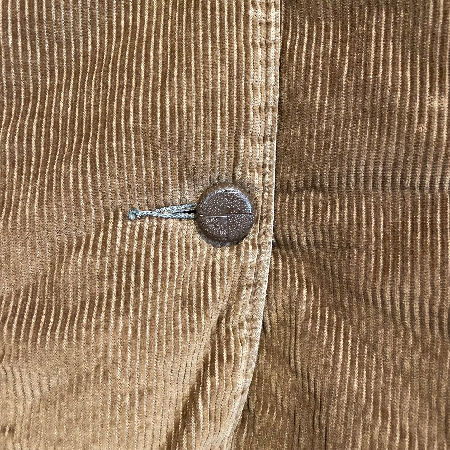 Quilted Liner Corduroy Coat Brown