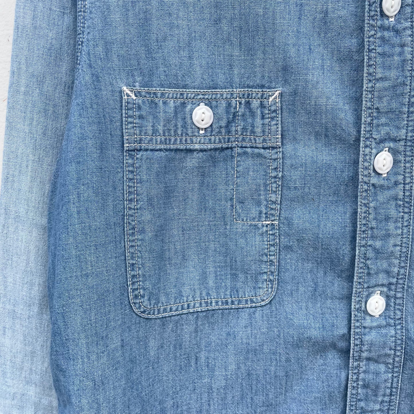 Chambray Work Shirt Blue