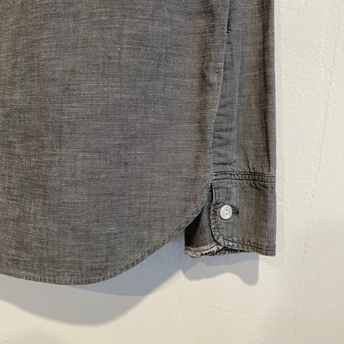 Utility Pocket Chambray Work Shirt Washed