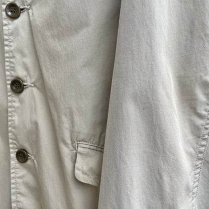 Cotton/Nylon Long Coat Beige