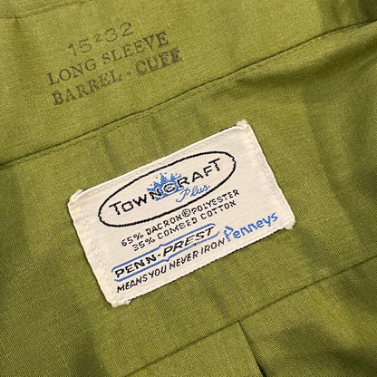 Dacron / Cotton Long Sleeve Shirt Green