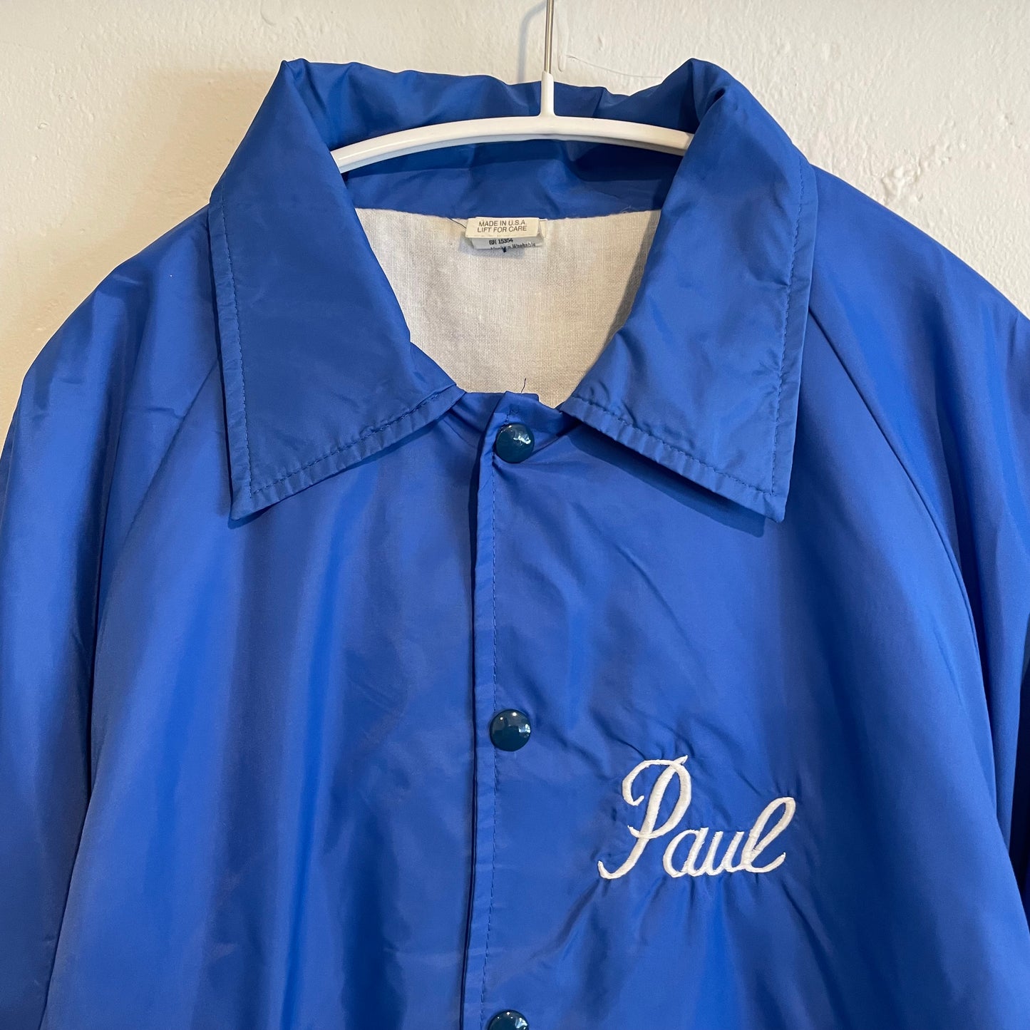 Duck Printed Coach Jacket Blue