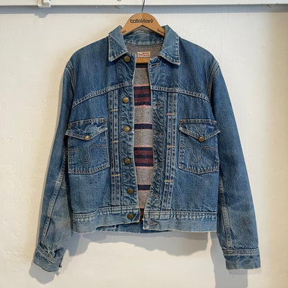50s Rare Denim Jacket Blanket Lined