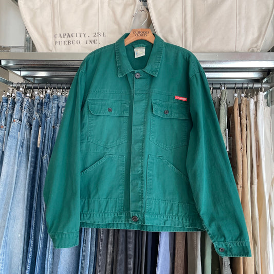 Utility Work Jacket Teal Green Faded