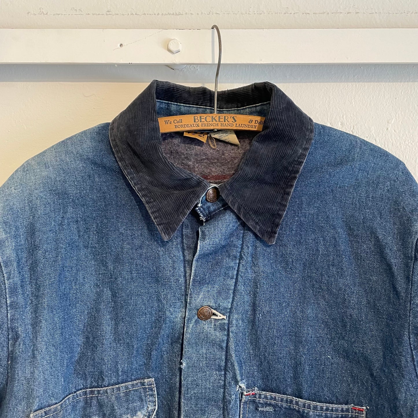 Big Ben Denim Chore Jacket Blanket Lined 42