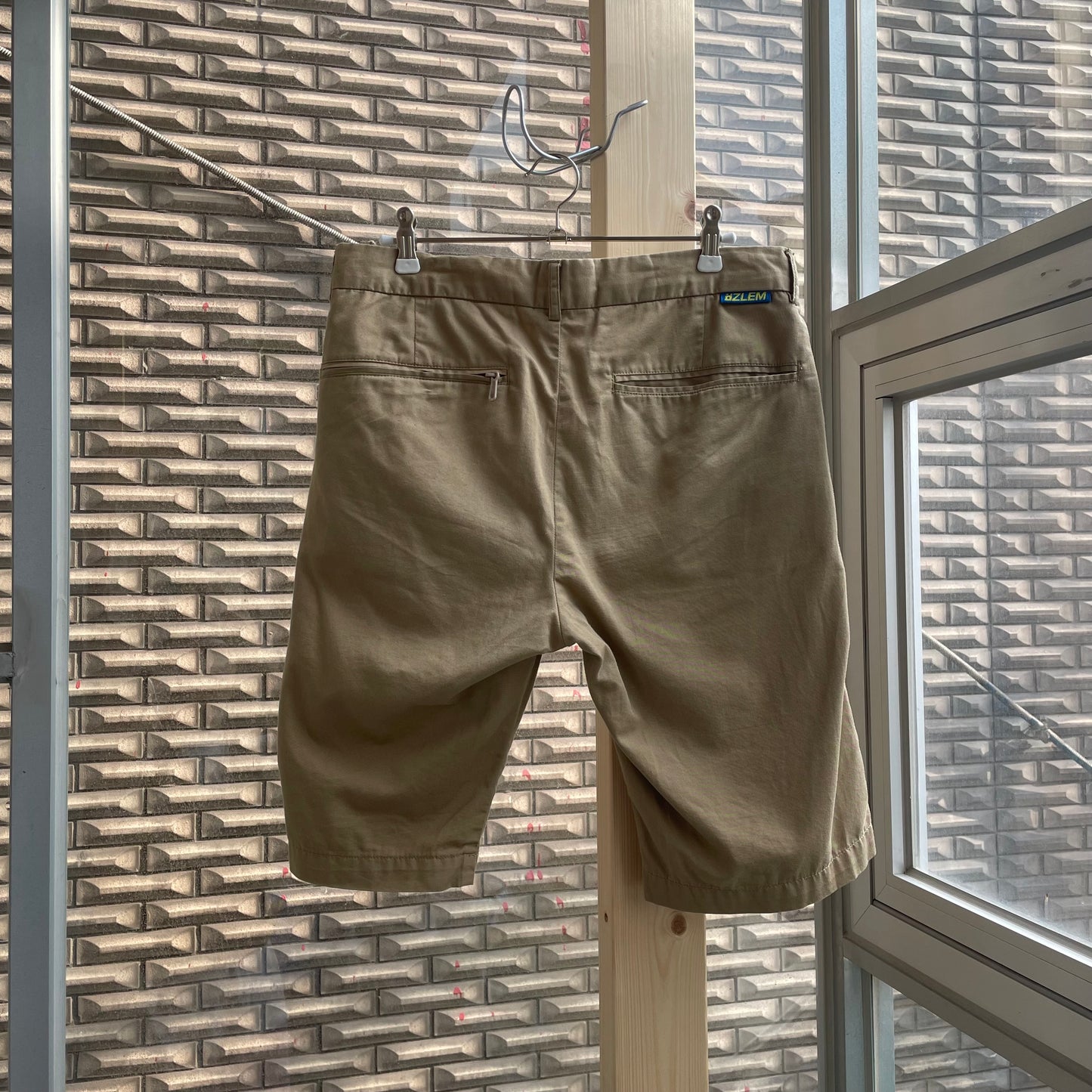 Cotton Shorts Beige