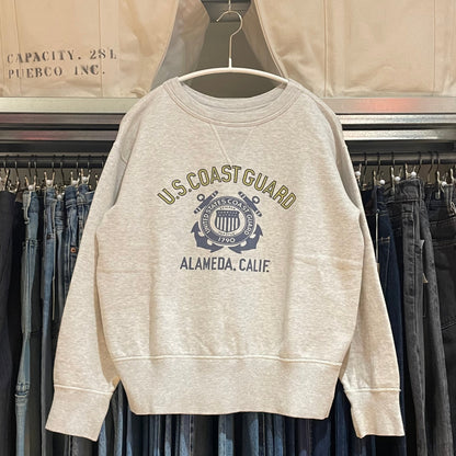 U.S. CoastGuard Crewneck Sweatshirt Gray Fleece