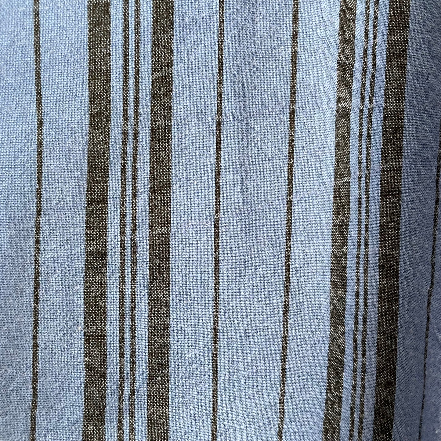 Stripe Shirt Blue Cotton
