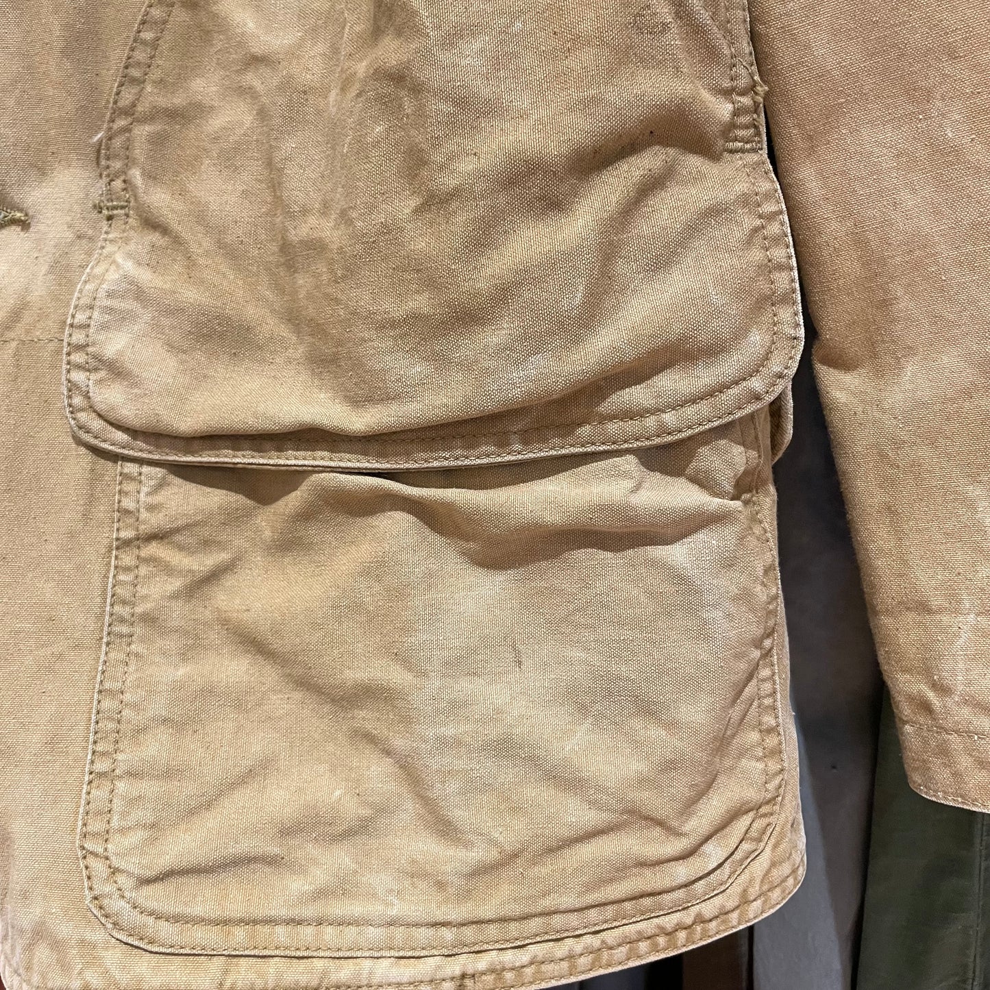 Canvas Hunting Jacket Khaki