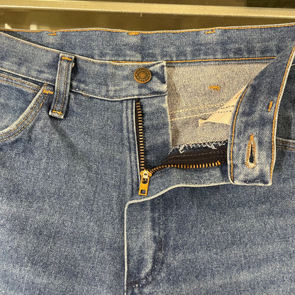 Regular Straight Jeans Mid Wash Blue Talon Zip