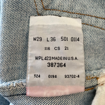 501 Jeans Regular Straight Light Wash