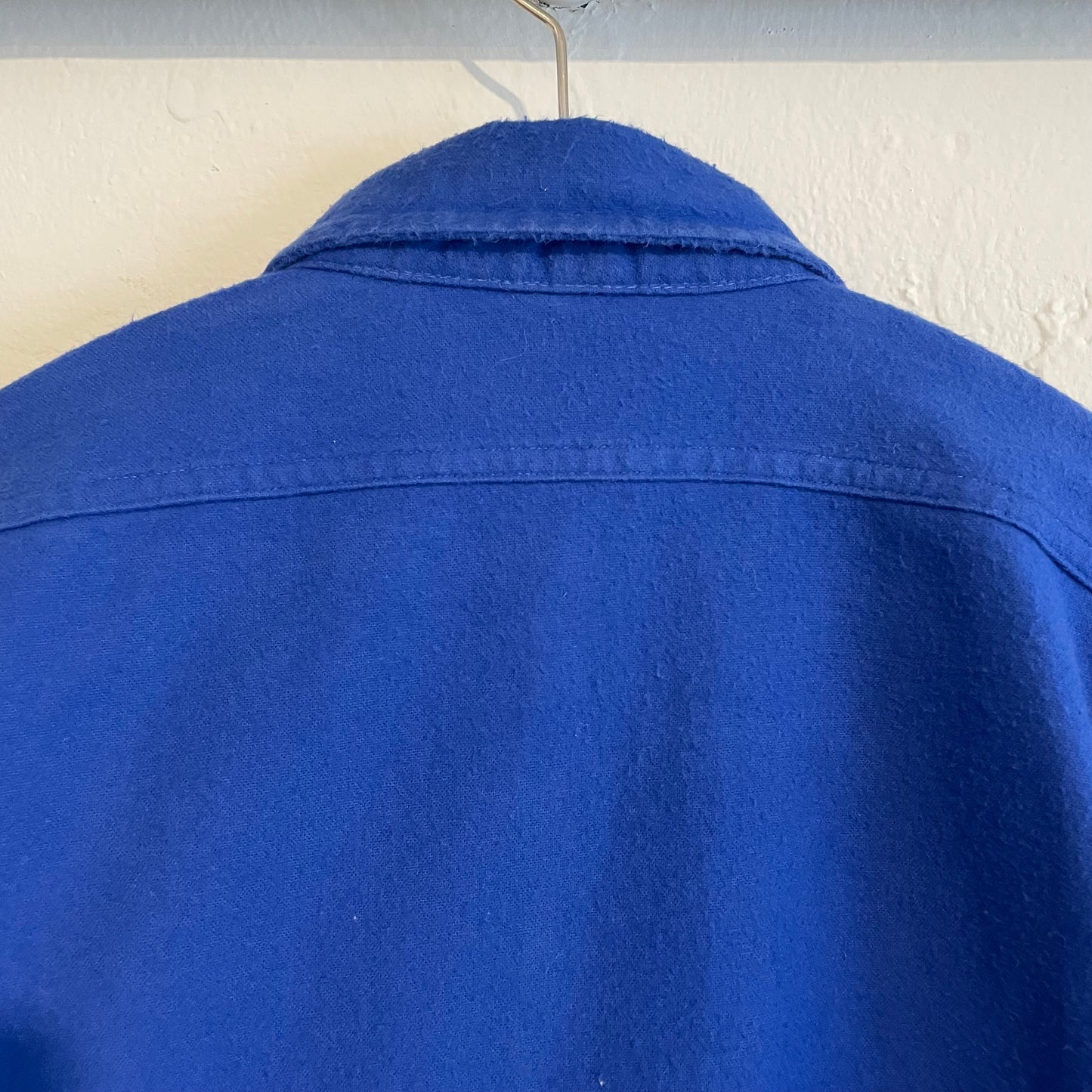 Chamois Cloth Shirt Bluegrey