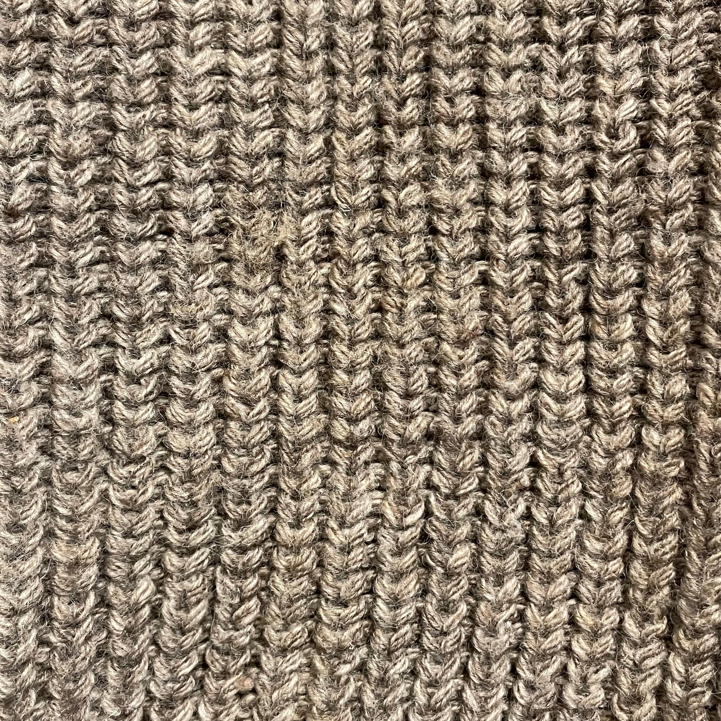 Wool Ribbed Knit Sweater Greige