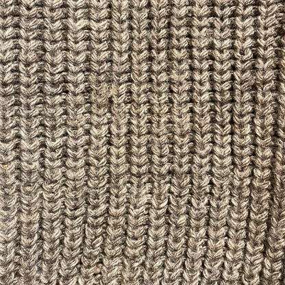 Wool Ribbed Knit Sweater Greige