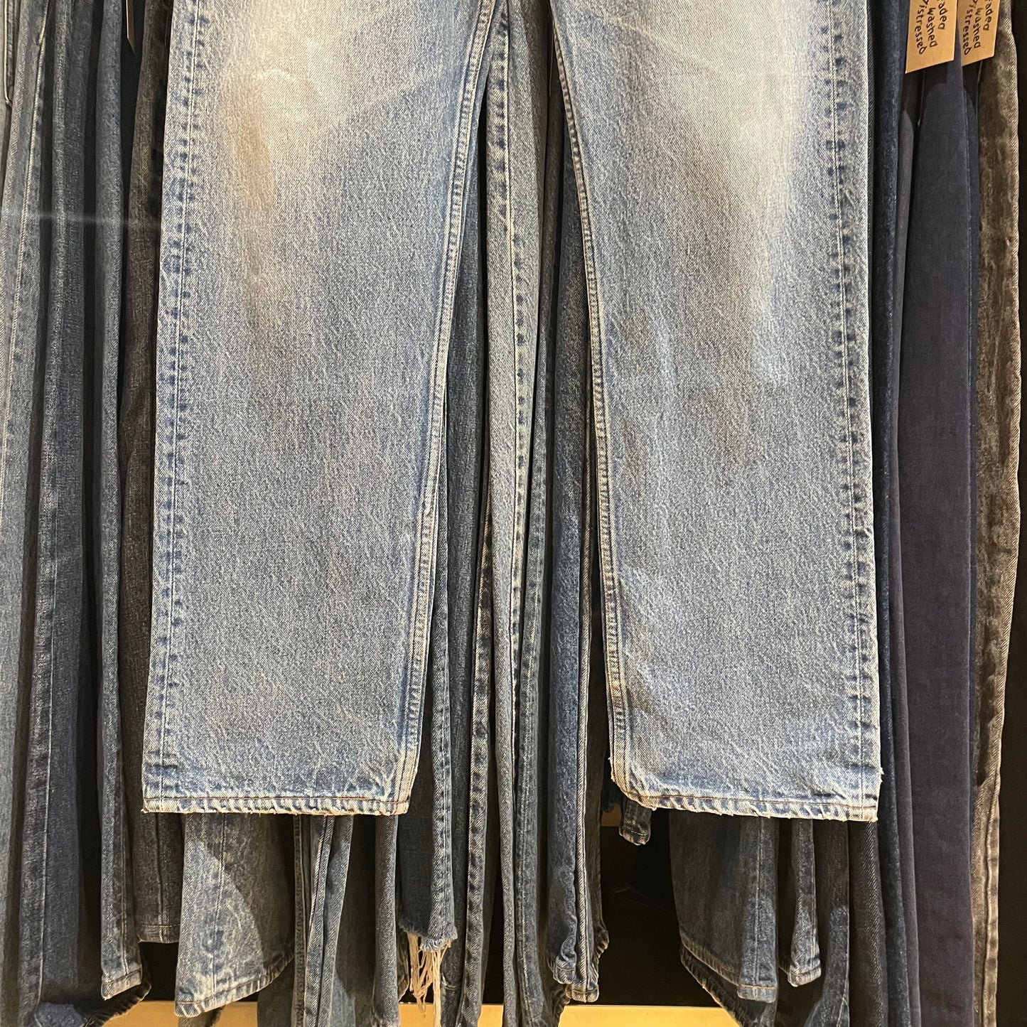 501 Jeans Washed Blue Made in USA 017