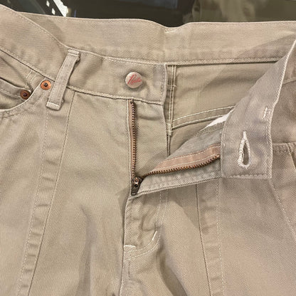 Beige Twill Work Pants Japan Made