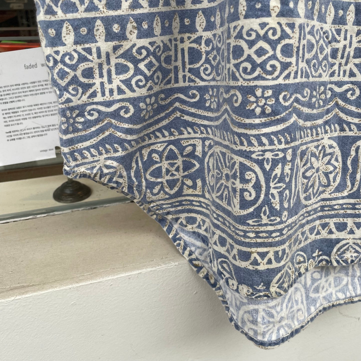 Pattern Shirt Blue